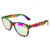 Kandi Swirl Wayfarer Kaleidoscope Glasses